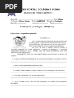 Atividade sobre 