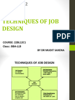 O2 Session 7 (Techniques of Job Design)