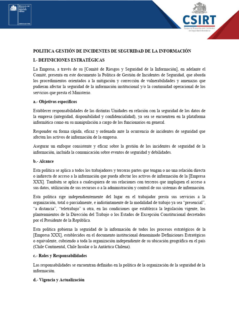 Pe Sgsi 008 Pdf La Seguridad Informática Seguridad