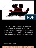 Citas y Referencias Según 7ma Edición: M.Sc. Carlos Humberto Mita Encinas