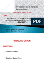 Estudio de Normas para El Etiquetado Energético de Lámparas en Ecuador (PRESENTACIÓN)