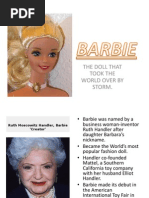 History of Barbie | PDF | Barbie | Toys