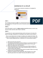 Resistance in A Circuit Interactive Simulation (Higher)