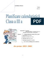 Planificare Bună Clasa A III-A