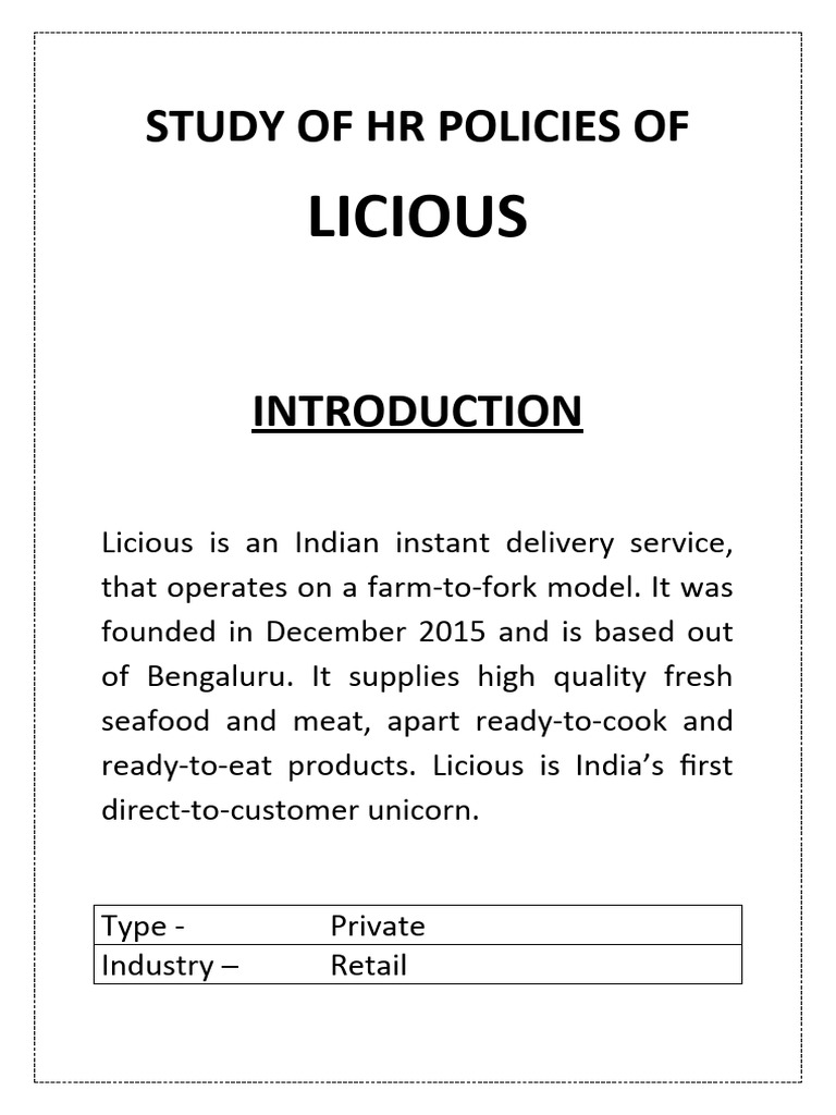Licious | PDF | Business | Economies
