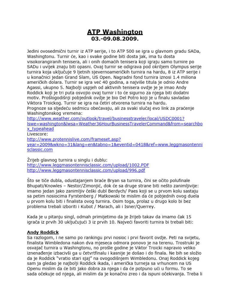 ATP Washington PDF