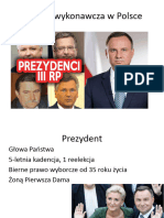 Władza Wykonawcza W Polsce