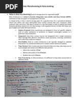 Data Warehousing & Data Mining