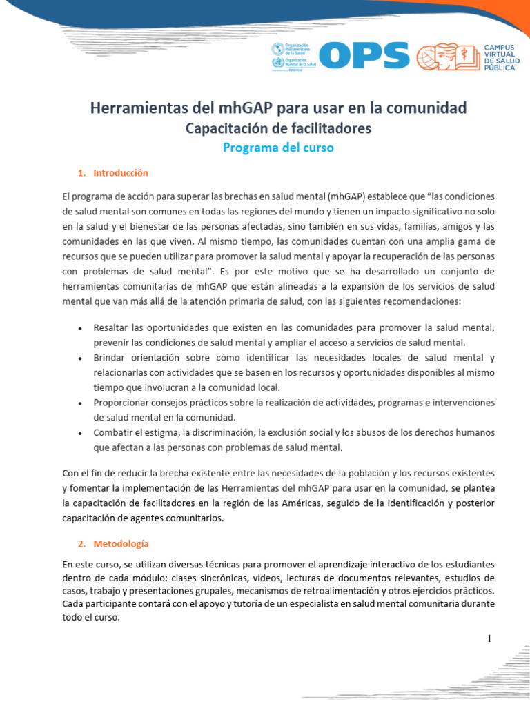 programa-mhgap-trabajo-comunitario-2022-pdf-salud-mental-evaluaci-n