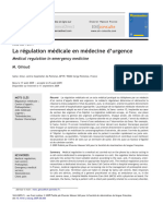 La Regulation Medicale en Medecine D'urgence