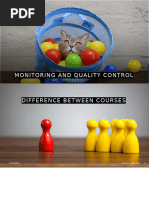 Monitoring and Quality Control