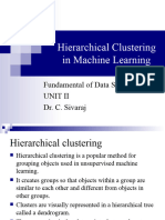 Hierarchical Clustering
