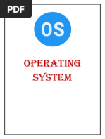 Operating System Handwritten Notes