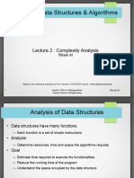 Lecture 2 - Complexity Analysis