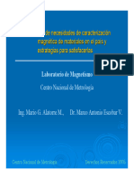 PRE-Deteccion de Necesidades de Caracterizacion Magnetica