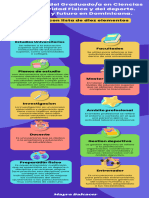 Infografía Decálogo Pasos A Seguir Con Íconos en 3D Fondo Morado Elementos Multicolor