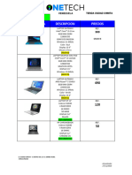 Lista de Precios Laptops 27-11-23