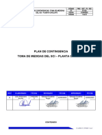 Plan de Contingencias (Toma de Medidas Del Sci)