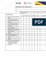 Bus Inspection Checklist