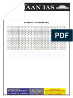 Gs Paper-I Answer Key