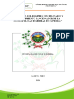 Directivaa Del Regimen Disciplinario y Procedimiento Sancionador (Recuperado Automáticamente)