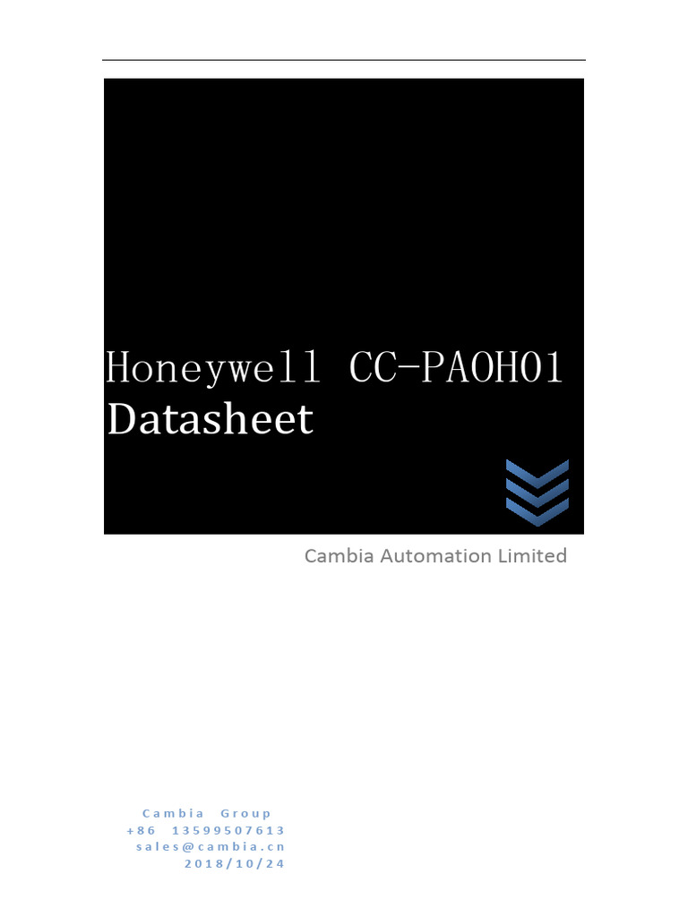 Honeywell C300 I/O Wiring Overview | PDF | Input/Output | Computer Science