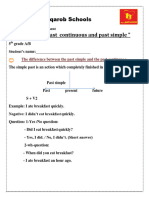 Worksheet Past Con. + Simple Past 5th Grade - 1