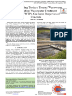 Effect of Using Tertiary Treated Wastewater From Nablus Wastewater Treatment Plant (NWWTP), On Some Properties of Concrete