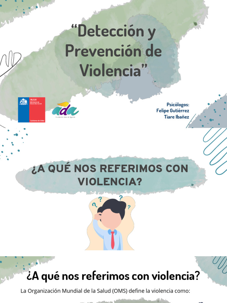 Detección y Prevención de La Violencia | PDF | Violencia | Violencia ...