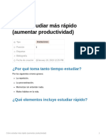 Cmo Estudiar Ms Rpido (Aumentar Productividad)