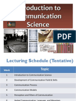 Introduction To Communication Science