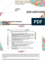 Actividad 3 - Búsqueda de Competencia Asignada en Diccionario de Competencias