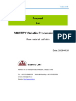 CMT - 3000TPY Gelatin Processing Line (Calf Skin)