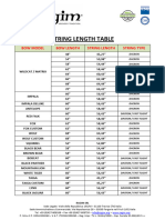 Ragim String Length Table 2