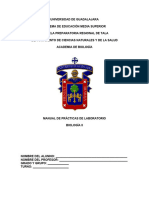 Manual de Prácticas de Laboratorio Bio II