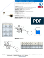 Valvula de Flotador Paso Angular Con Boya Inox Rosca BSP e Float Valvtech Suppliers