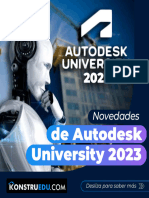 Novedades de Autodesk University 2023