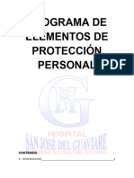 04 Programa de Elementos de Proteccion Personal