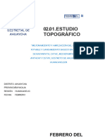 Estudio Topografico - Ahuaycha