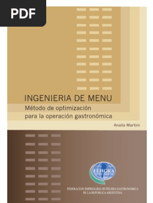 Ingenieria Menu Marketing Planificacion