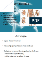 (VII) Predavanje Artrologija