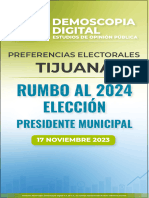 Morena y "El Terrible" Morales Encabezan Preferencias en Tijuana para Las Elecciones 2024