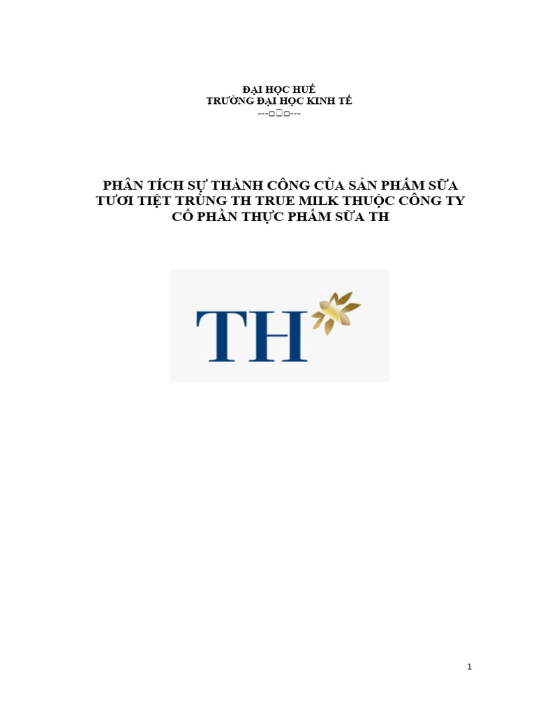 MARKETING Căn Bản N12 TH True Milk | PDF