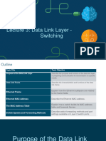 Lecture 03 Data Link Layer - Switching