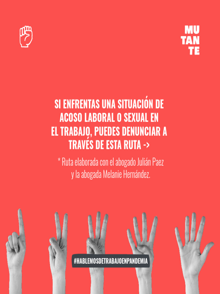 Denuncia Acoso Laboral y Sexual | PDF
