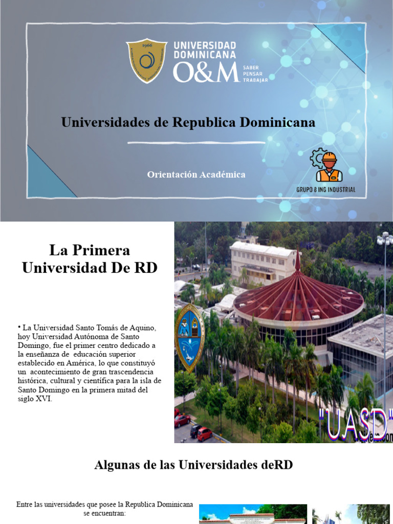 Universidades en República Dominicana | PDF | Universidad | Educación ...