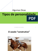 Dicas Tipo de Personalidade