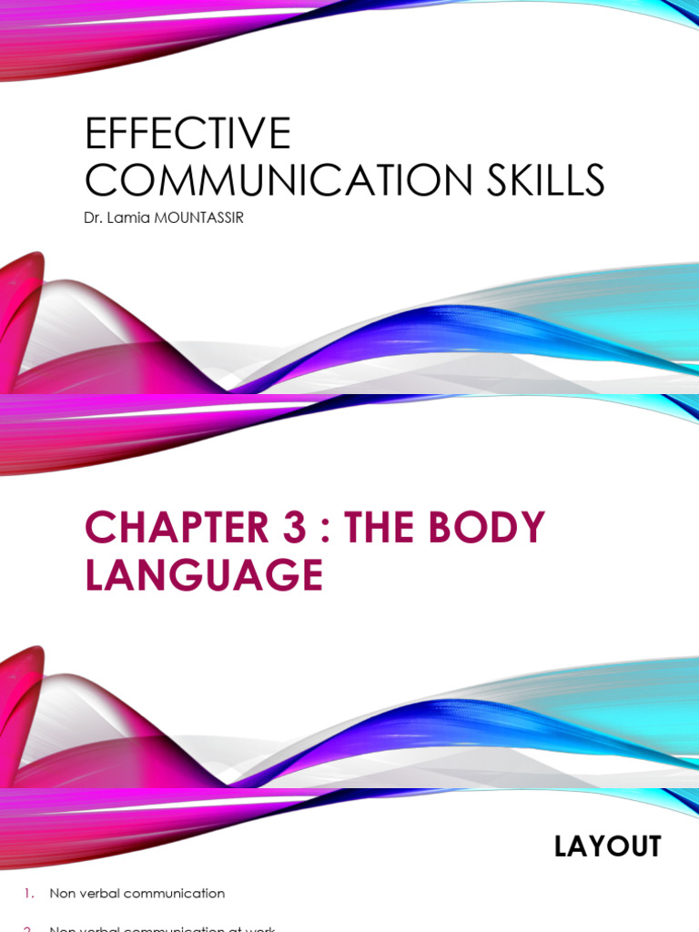 Mastering Body Language Skills | PDF | Body Language | Nonverbal ...
