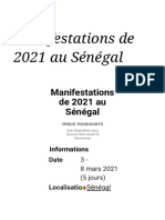 Manifestations de 2021 Au Sénégal - Wikipédia Sall