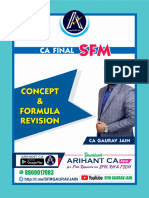 CA Final SFM Concept & Formulae Booklet